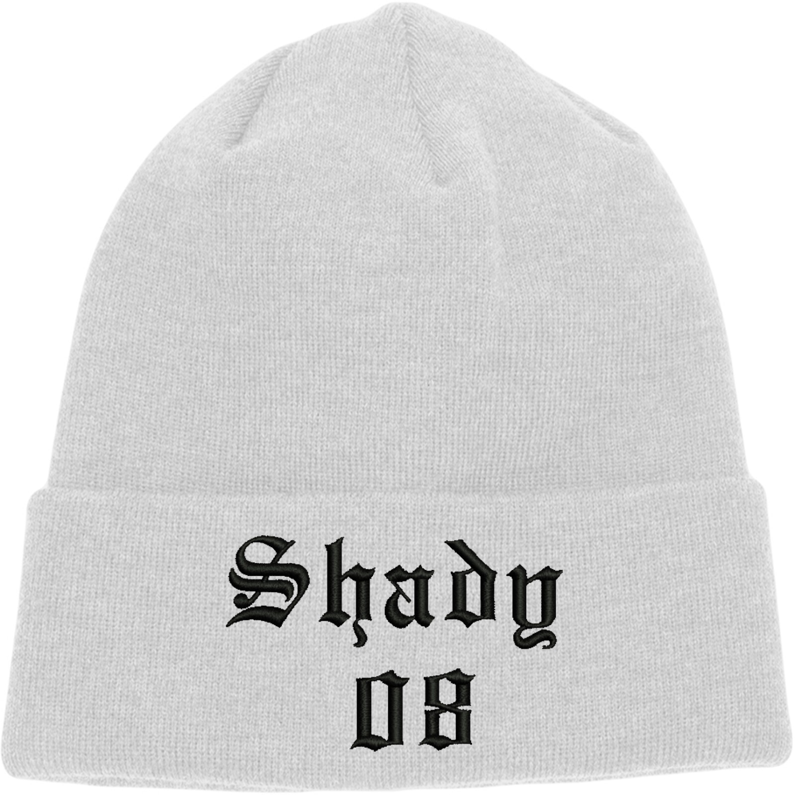 Embroidered Shady 08 Logo Beanie, Attitude Boy/Girl Cap