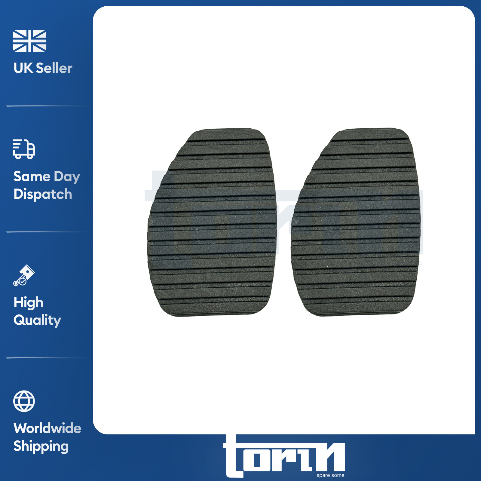 2x Brake Clutch Pad Rubber Fits Citroen Berlingo Dispatch Peugeot Expert 450412