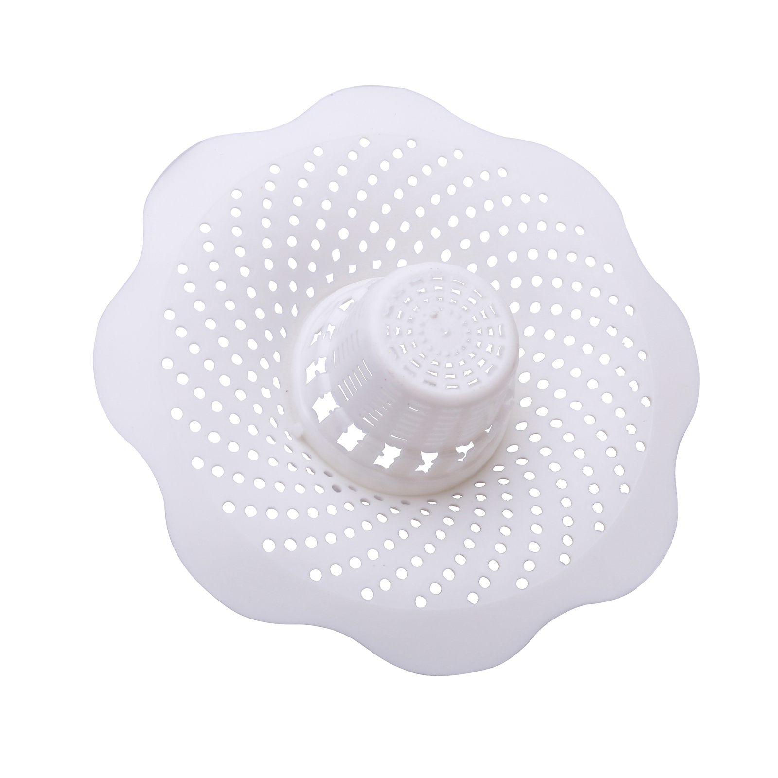 Plug Strainer / Hair Catcher for Shower Drains, Bath Basin Plug Hole