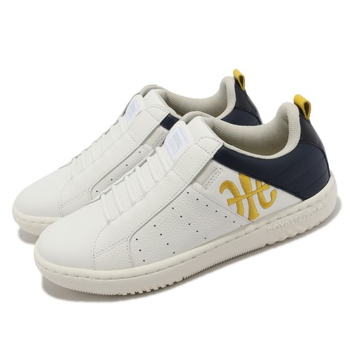 

Мужские повседневные туфли без шнурков Royal Elastics Icon 2.0 White Black Yellow 06523-035, Белый, Icon 2.0