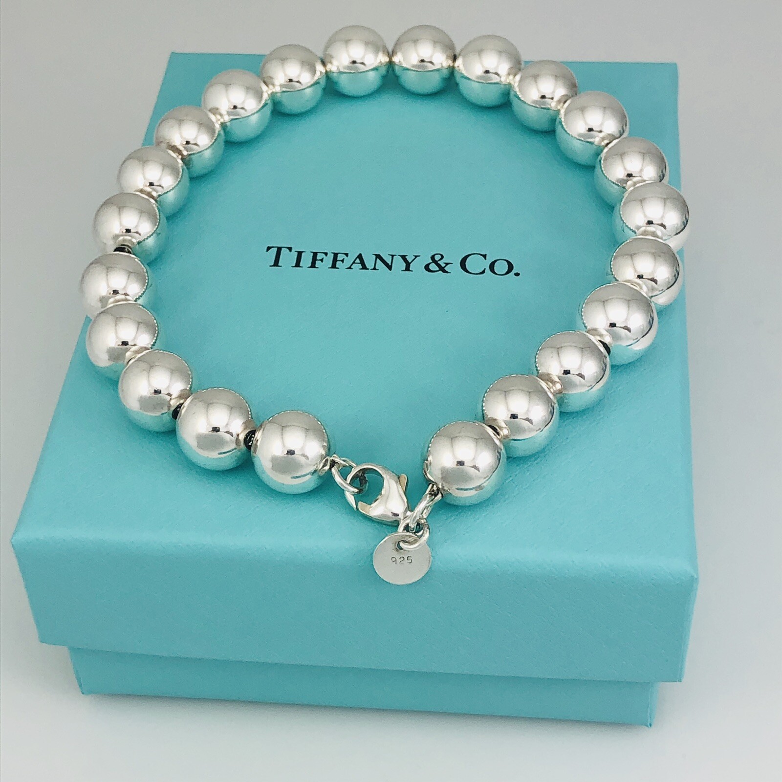 8 inch Tiffany & Co HardWear Bead Ball Bracelet in Sterling 8 inch Tiffany & Co HardWear Bead Ball Bracelet in Sterling