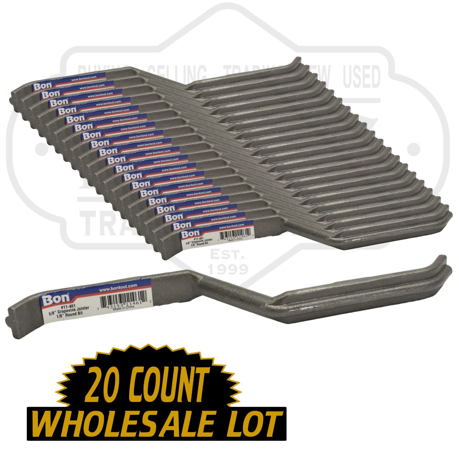 Wholesale QTY. 20 BON Tool 5/8" Grapevine 1/8" Round Bit Masonary 11-461