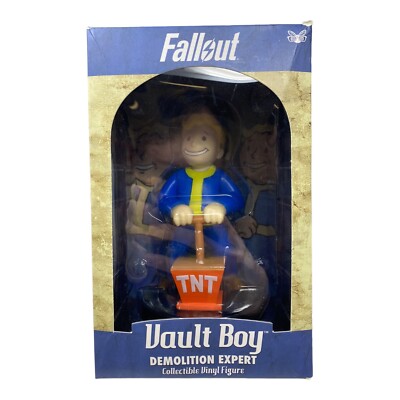 FALLOUT Limited Edition PVC Vinyl Figure: Vault Boy Demolition Expert - Sealed