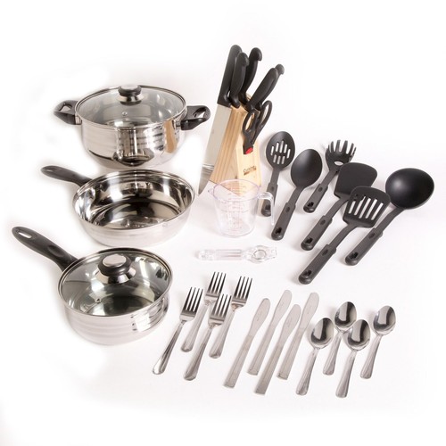 Комбинированный набор посуды Gibson Total Kitchen Lybra из 32 предметов
