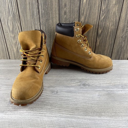 Timberland Boys PREMIUM WATERPROOF BOOTS Wheat 12909 Size: 6 | eBay