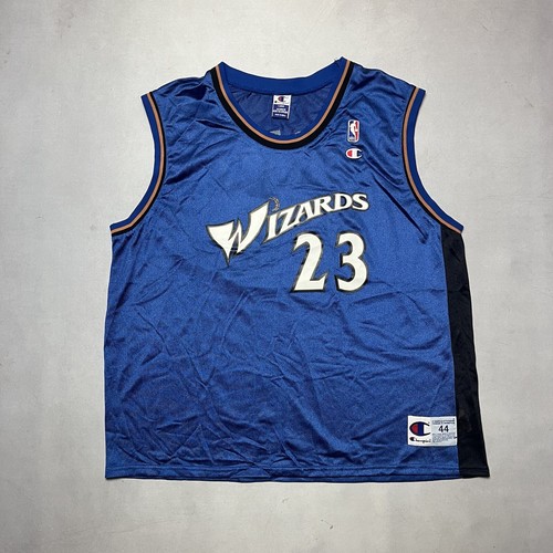 美品 Champion NBA WIZARDS 23 JORDAN Jersey Vintage Wizards Michael Jordan #23 Champion Basketball NBA