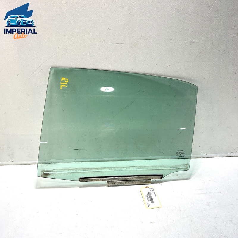 Used 18-23 TOYOTA CAMRY REAR LEFT DRIVER SIDE DOOR WINDOW GLASS OEM