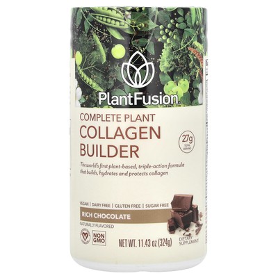 Complete Plant Collagen Builder, Rich Chocolate, 11.43 oz (324 g)