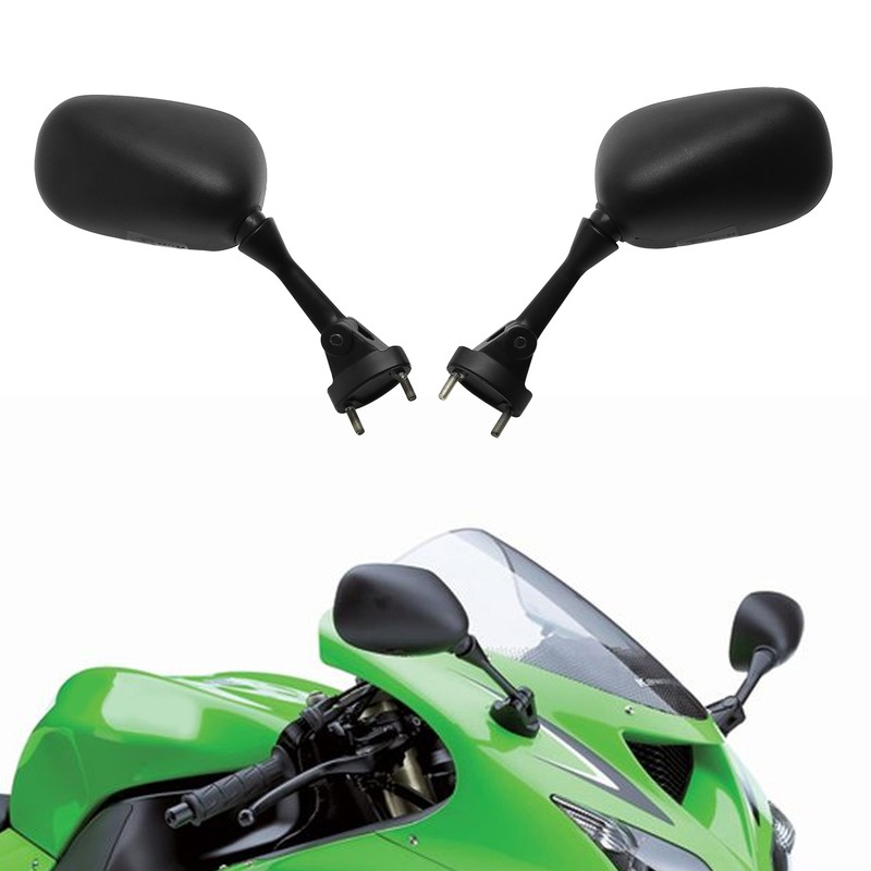 Motor Side Rear View Mirrors Fit For Kawasaki Ninja ZX6R ZX 636