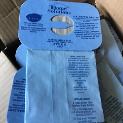 Home Solutions Electrolux Aerus Lot of 5  Style C'' Genuine Vacuum Filter Bags