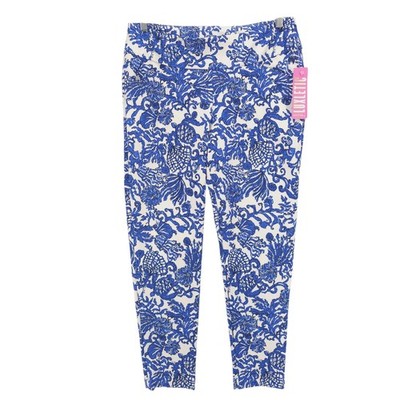 NWT LILLY PULITZER Luxletic Corso Pant Deeper Coconut Ride with me Golf Size 12