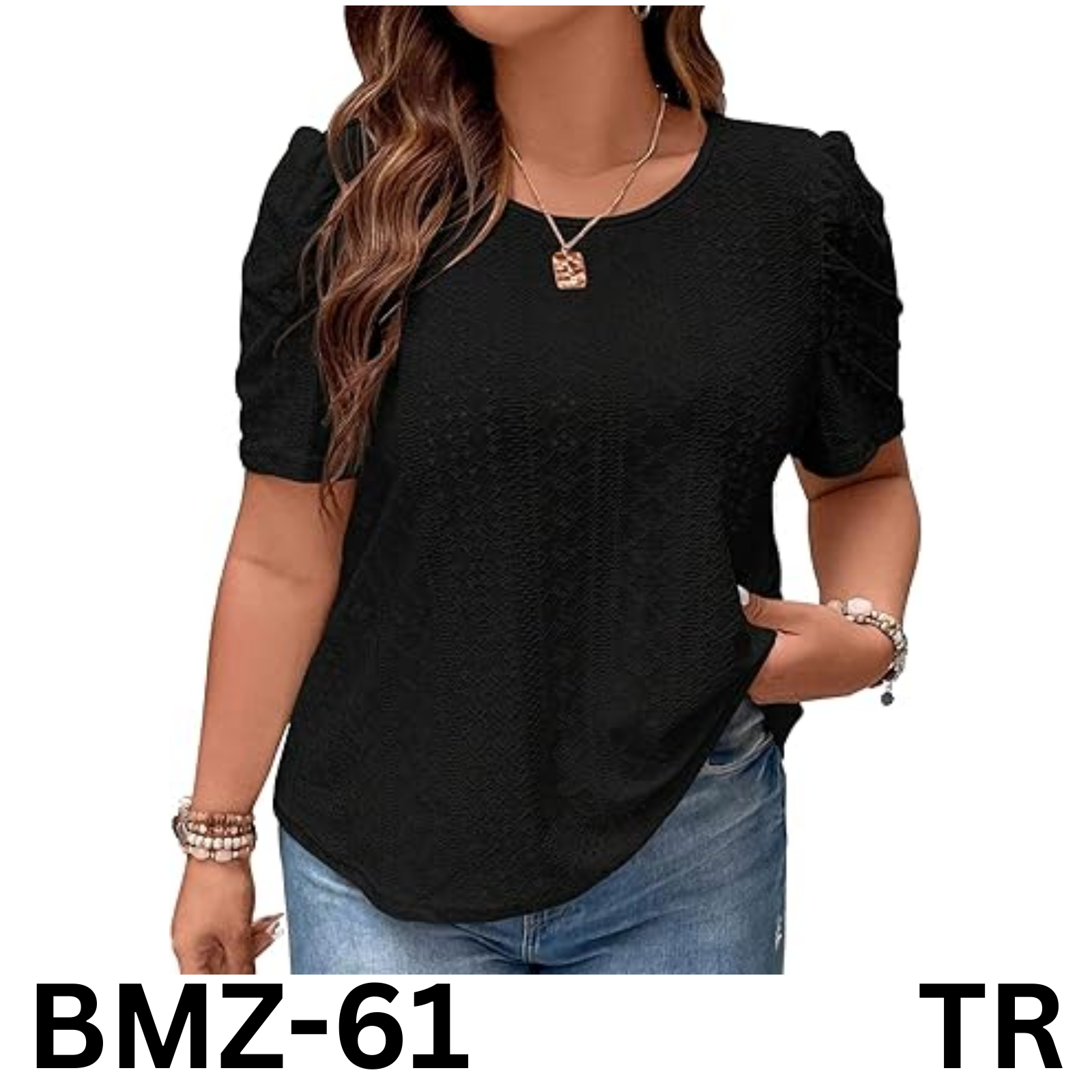 EyMuse Plus Size Tops for Women Eyelet Embroidery Short Sleeve Shirts Blouse 2XL