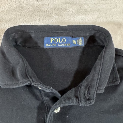 Polo by Ralph Lauren ブラックジャケット XL Vintage Polo Ralph Lauren Black Goose Down Jacket Size