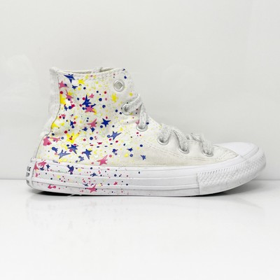 

Converse Girls Chuck Taylor All Star Hi 366457F Белая повседневная обувь Кроссовки 13, Белый, Chuck Taylor All Star Hi