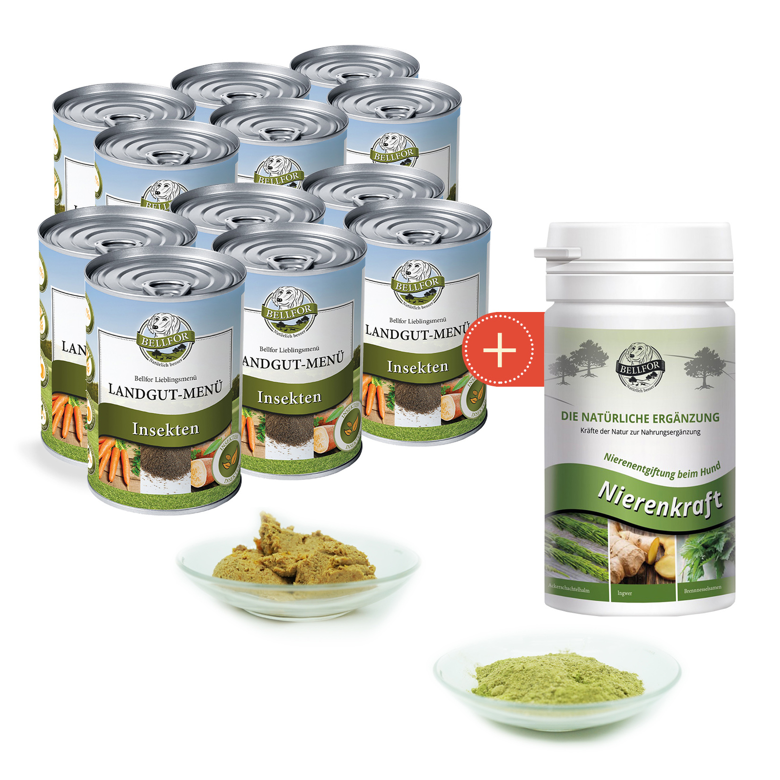 (18,15 EUR/kg) Hypoallergenes Sparset Nr. 10 Hundefutter Nass und Nierenkraft