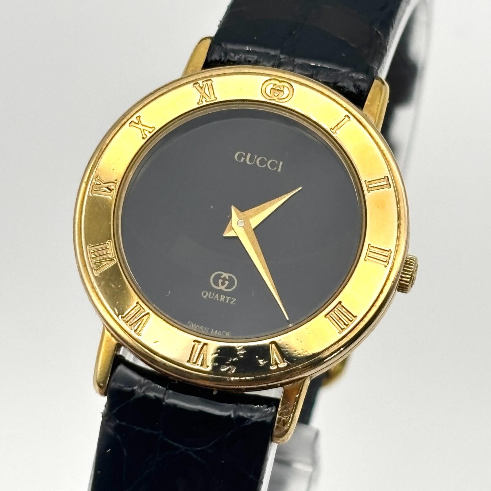 GUCCI 3001L ヴィンテージウォッチ　イエローゴールド Vintage [N MINT] Gucci 3001L Gold Dial Women's Quartz 16cm