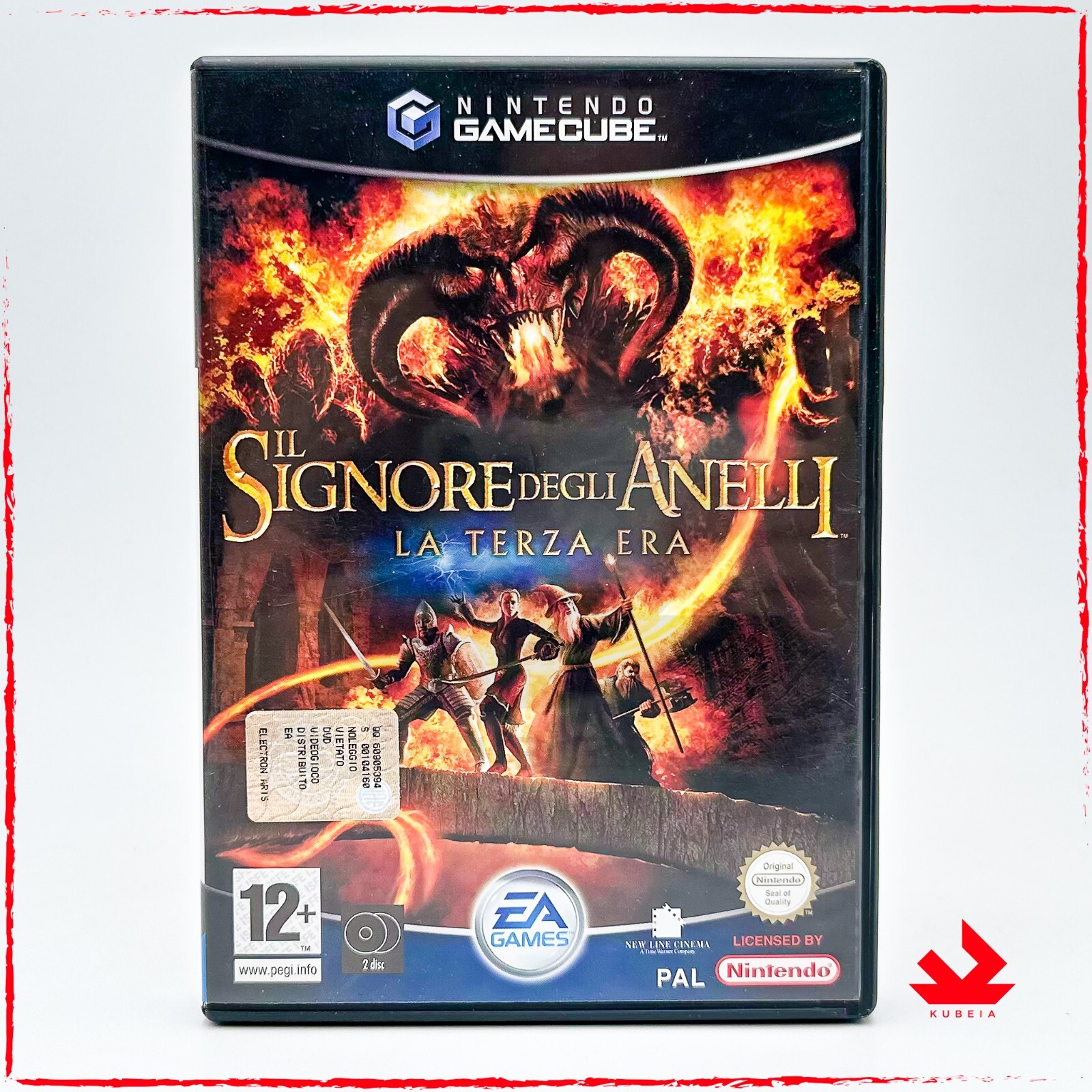 IL SIGNORE DEGLI ANELLI LA TERZA ERA 💎 ORIGINALE 🇬🇧 ENG EUR NINTENDO GAMECUBE