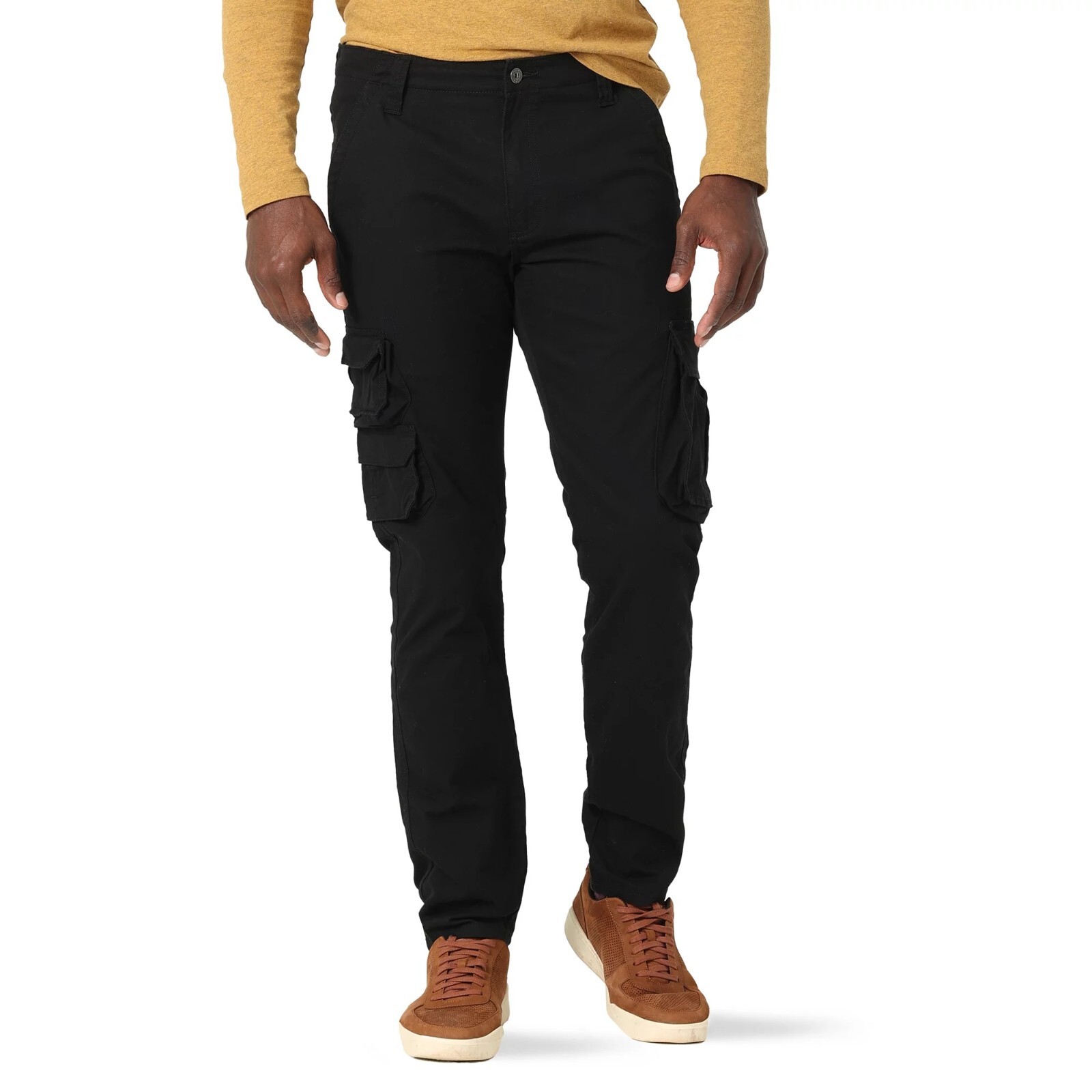 

Новые мужские брюки-карго Wrangler Stretch Taper Leg Regular Fit, все размеры, черные, Jungle camo