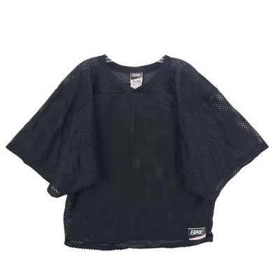Vintage BIKE 1/2 Shirt Mesh Jersey Gym Training 90s Athletic Crop BLACK L/XL