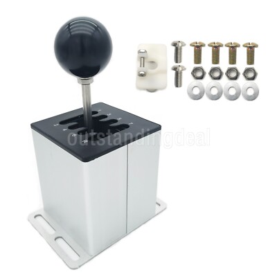 Simplayer White 7+R Manual USB Shifter Sim Racing Shifter for Logitech G27 G29