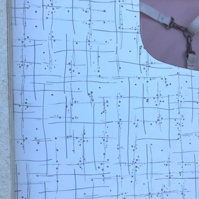 Vintage 1960s Baby Caddy Feeding Table High Chair Wheels Atomic Complete w Cover