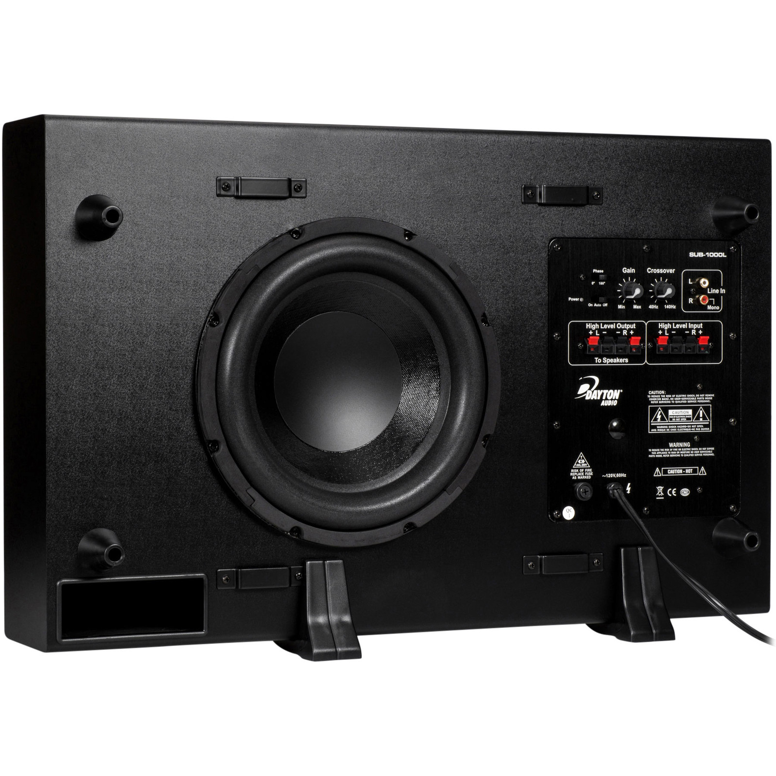 Dayton Audio SUB1000L 10" 100 Watt LowProfile Powered Subw eBay