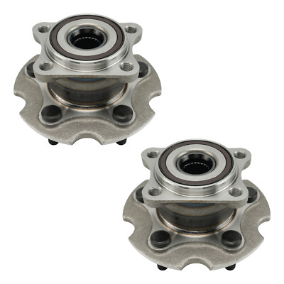 Pair Rear Wheel Hub and Bearing Assembly For 2006-2018 Toyota RAV4 4x4 AWD w/ABS