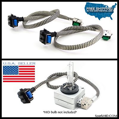 NEW! Xenon Ballast to D1S D3S HID Light Bulb WIRE CABLE CORD PLUG HOOK UP WIRING