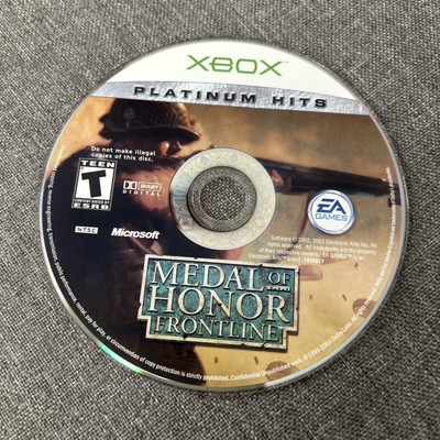 Medal of Honor: Frontline Platinum Hits (Xbox, 2003) Disc Only
