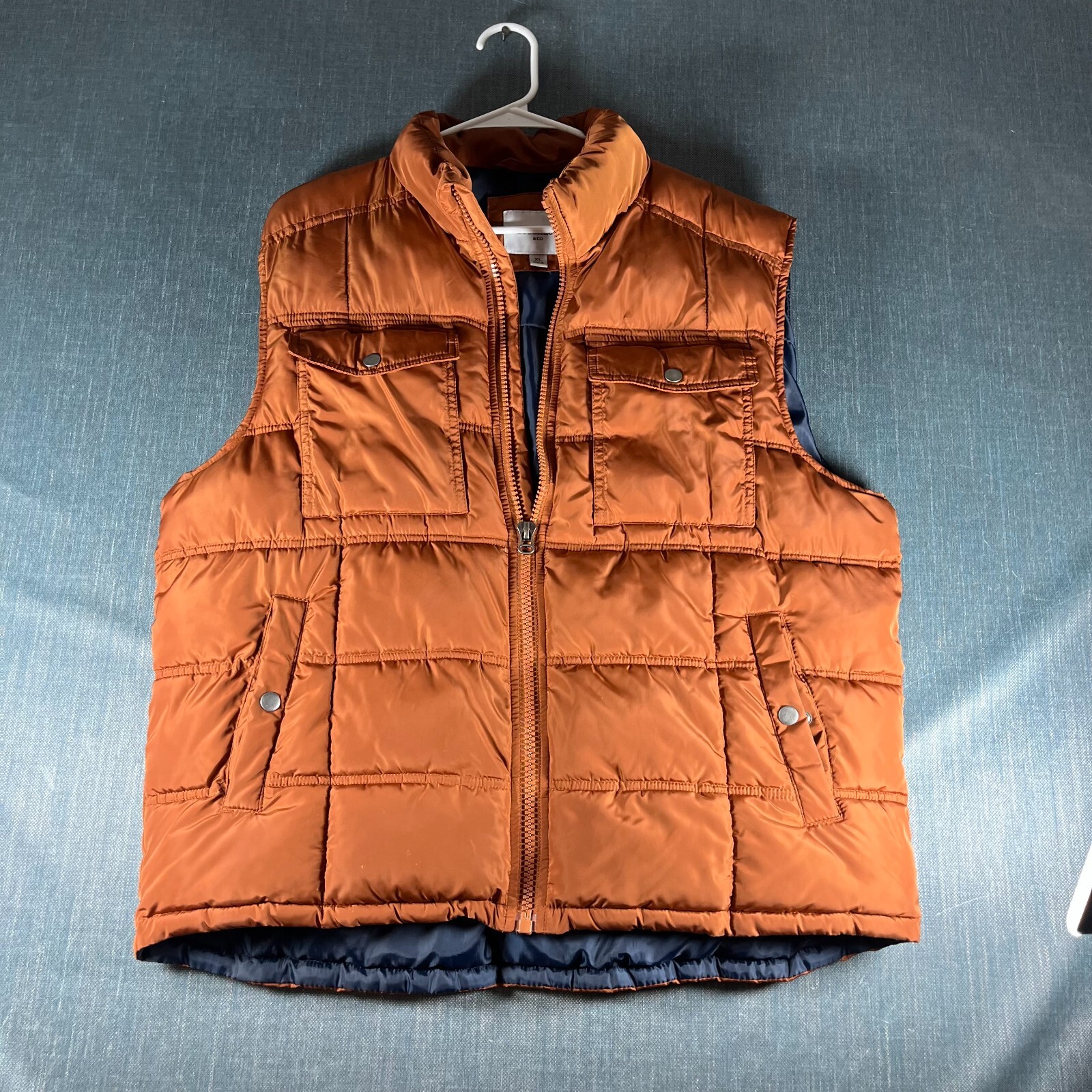 Goodfellow & Co. Mens Puffer Vest Size XL Brown Lined