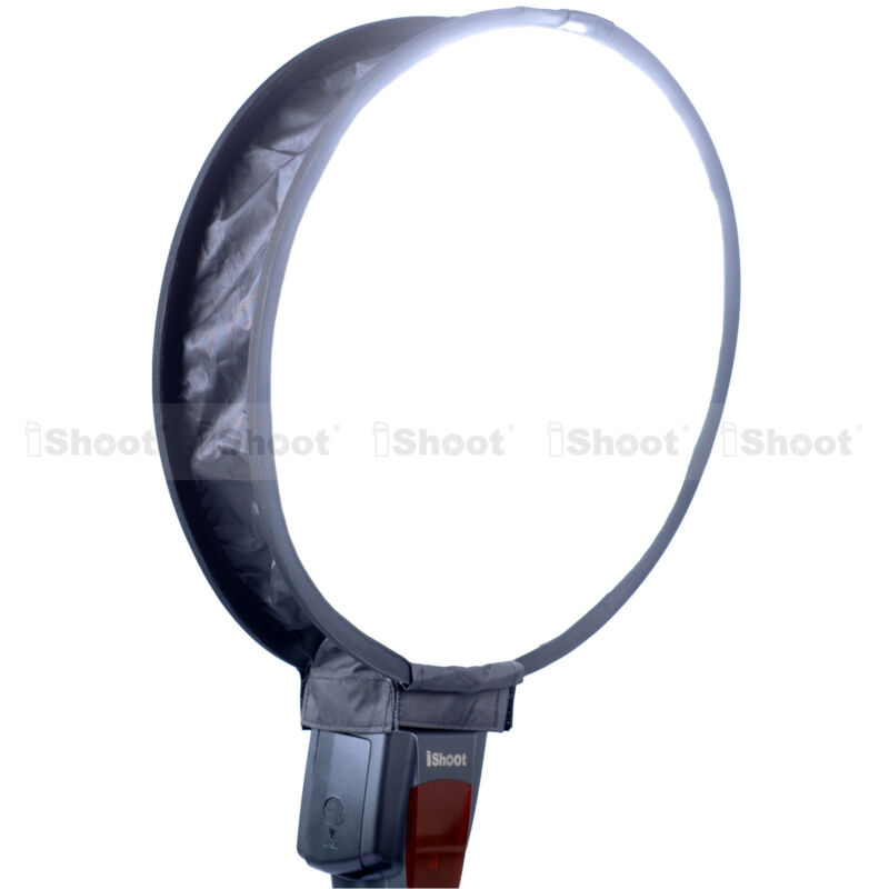 Easy-fold Round Mini Flash Softbox Diffuser Reflector for Nikon Sigma Speedlight