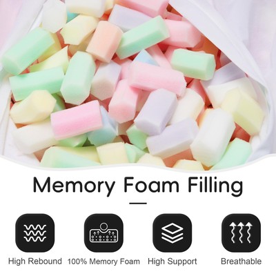 HABUTWAY Bean Bag Chair: Giant 4' Memory Foam Furniture Bean Bag Chairs for A...