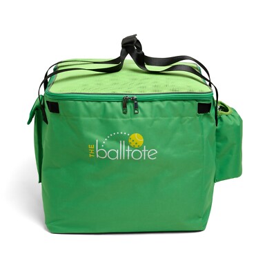 Ball Tote - Green Replacement Bag for Tennis and Pickleball Pro Cart & Hopper