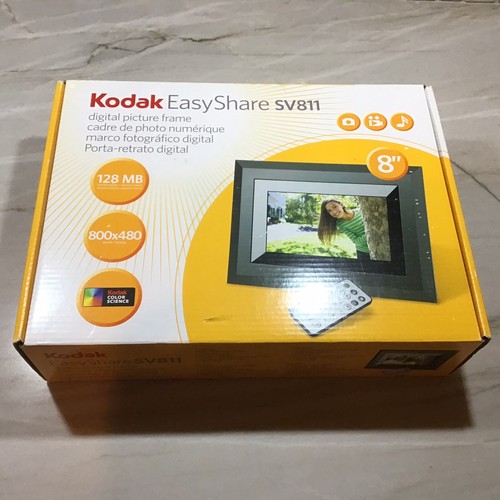 Kodak EasyShare SV811 8" Digital Picture Frame Remote 128mb 800x480p