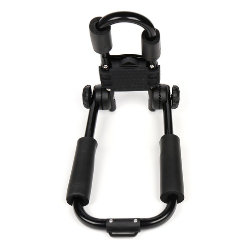 Kayak Luggage Bar + Black Roof Rack Carrier For Fits 2013-17 Hyundai Santa Top