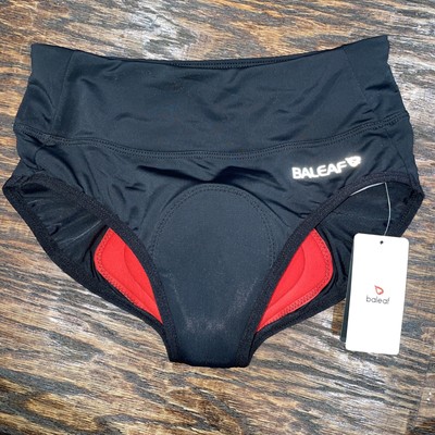 Baleaf Women's Cycling Underwear Padded Briefs Size XS Black/Red