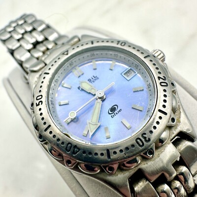 Fossil blue ladies watch discount