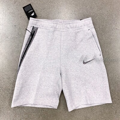 NWT Nike 50 Men's CJ5488-902 Tech Fleece Shorts Standard Fit Grey Multi Size S
