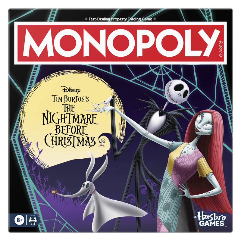 : Disney Tim Burton'S the Nightmare before Christmas Edition Board Game, Ages 8+