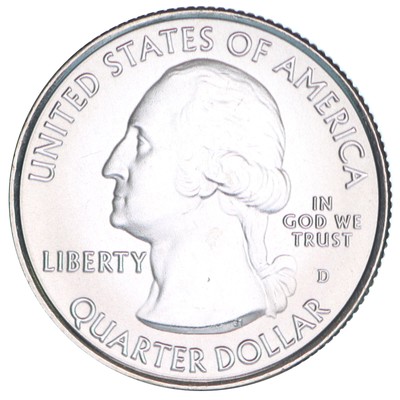 2010 D Parks Quarter Mount Hood America the Beautiful Satin Finish