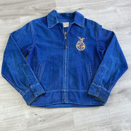 Vintage 50s 60s FFA Jacket Size 38 Talon Zip Future Texas