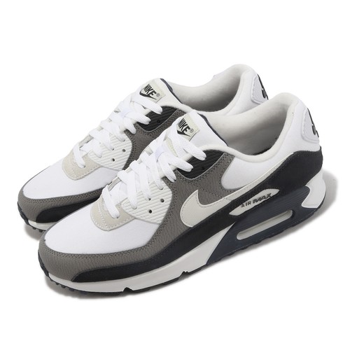 

Мужские повседневные кроссовки Nike Air Max 90 Flat Pewter Obsidian LifeStyle DZ3522-002, Белый, Air Max 90