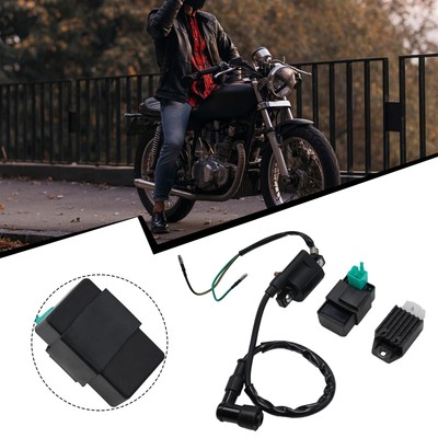 3Pcs Ignition Coil CDI Box Rectifier Regulator for Motorcycle Bike Scooters