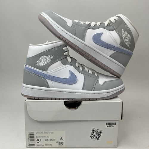 靴 Nike Women's Air Jordan 1 Mid \"Wolf Grey Amazon.com | Nike Women's WMNS Air Jordan 1 Mid Wolf Grey