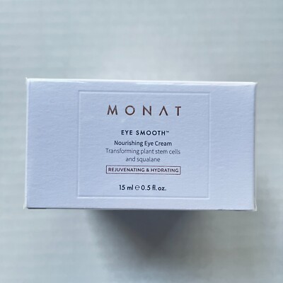 MONAT EYE SMOOTH Nourishing Eye Cream Plant Stem Cells Full Size .5oz NEW SEALED