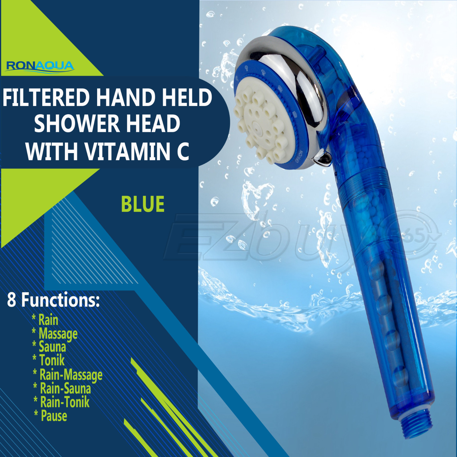 With Vitamin C, Blue Color