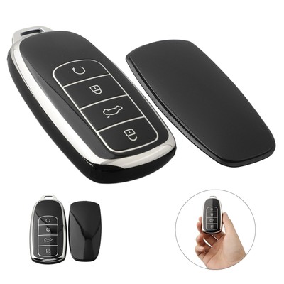 Trendy Car Key Case Cover Shell Fob For Chery Tiggo 8 Pro 5 Plus 7pro Purple