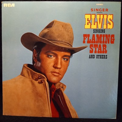 ELVIS PRESLEY ''FLAMING STAR''  (RARE EX+ VINYL / 1ST REL-1968)