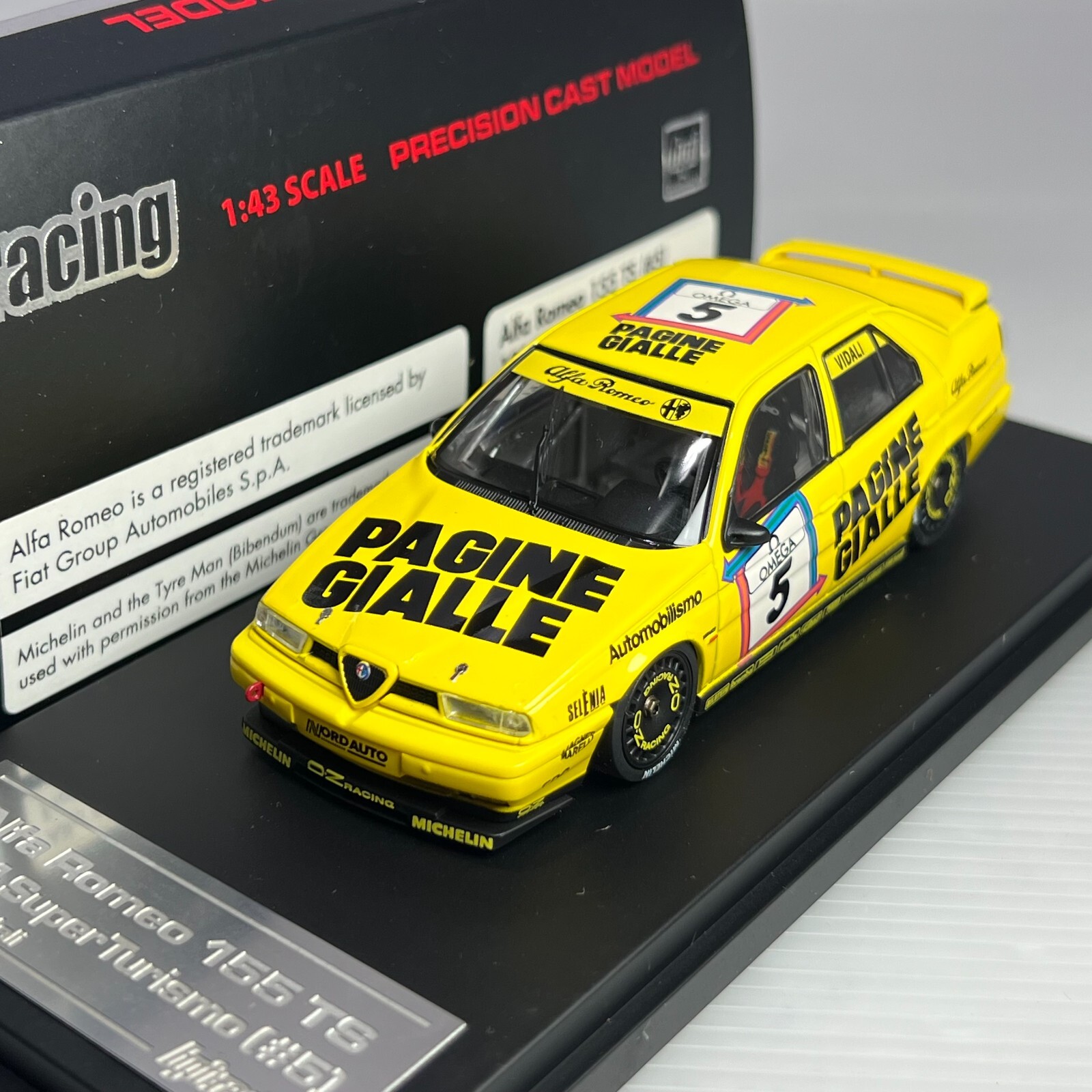 hpi racing 1/43 Alfa Romeo 155 V6 TI 1993年 DTM #7 #Set