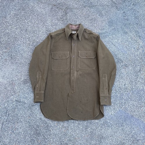 『TEN WOOL SHIRT XL』 Regular Size XL 100 Wool Vintage Casual Shirts for Men for
